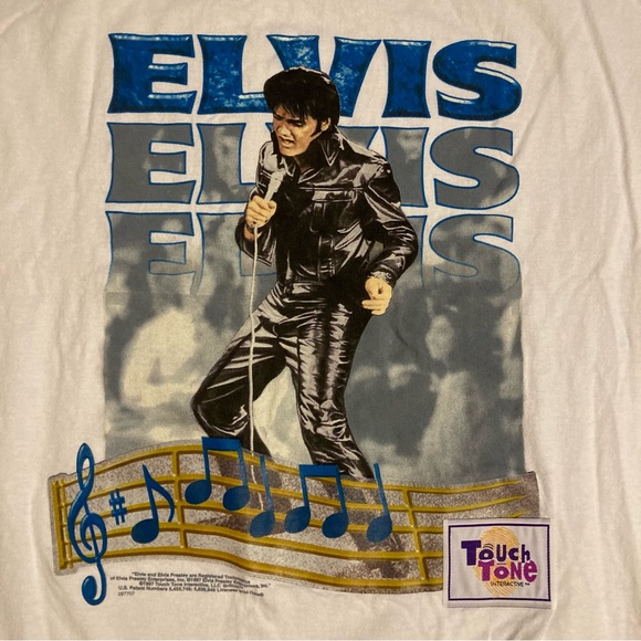 Vintage 1997 Elvis Presley Touch Tone Interactive Wild Oats XL T-shirt. - Picture 2 of 5